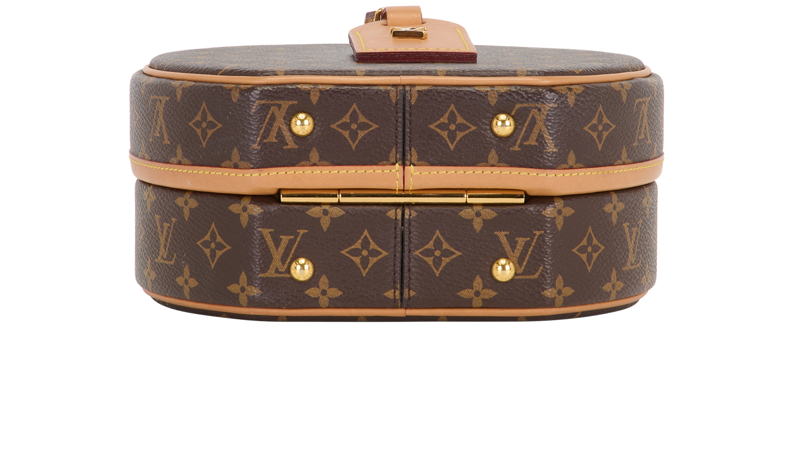 Boite Chapeau Souple PM, &pound;1,500, Handbags, Brown, Canvas, Top view